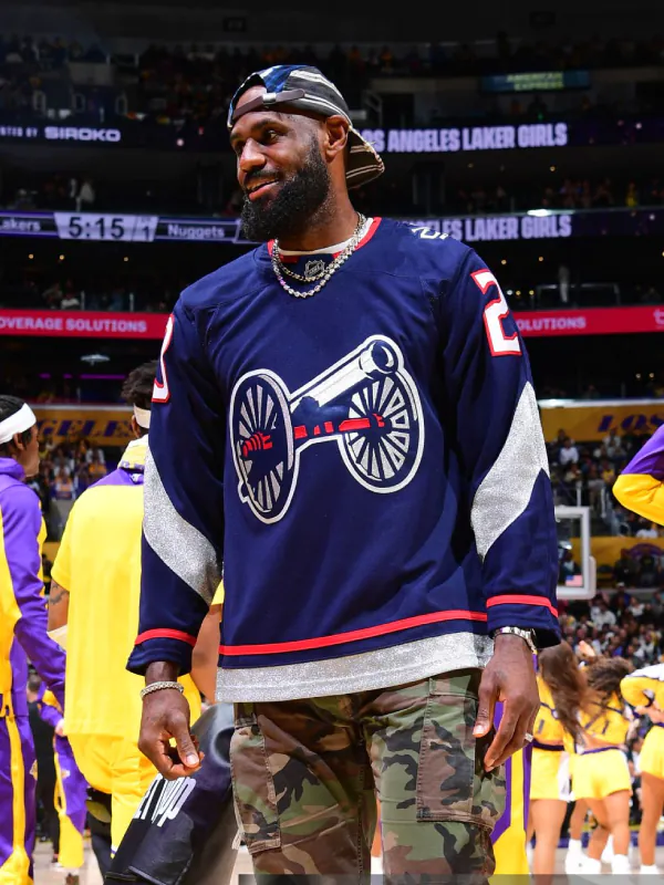 LeBron James Columbus Blue Jackets Jersey