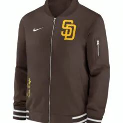 SD Padres Brown Bomber Jacket