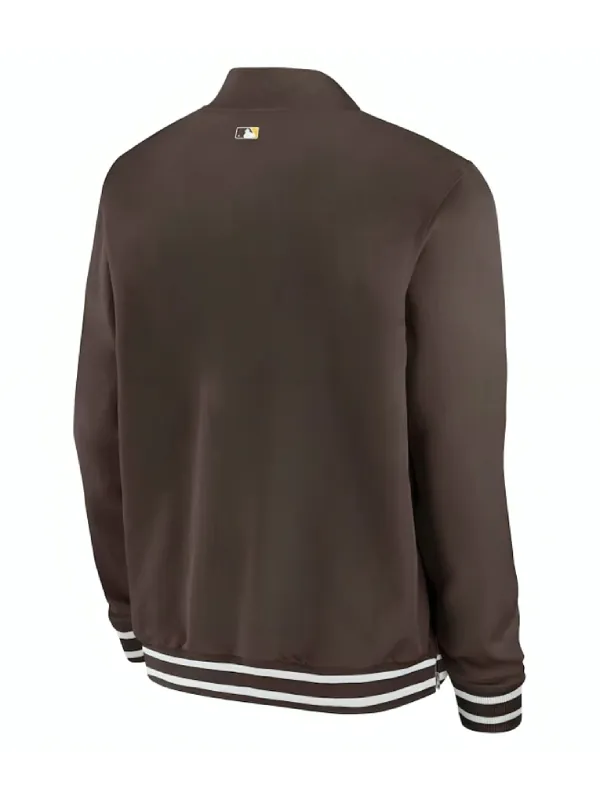 SD Padres Brown Bomber Jacket