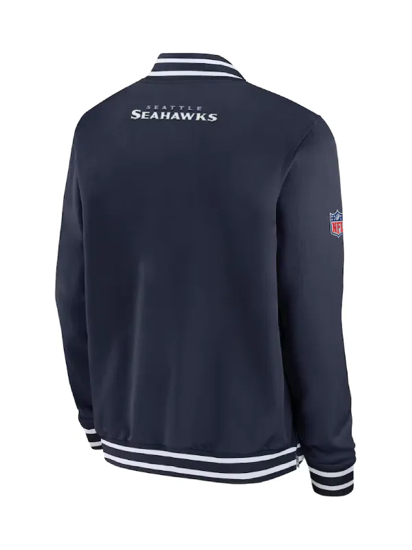 Seattle Seahawks Coach Full-Zip Bomber Jacket