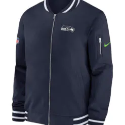 Seattle Seahawks Coach Full-Zip Bomber Jacket
