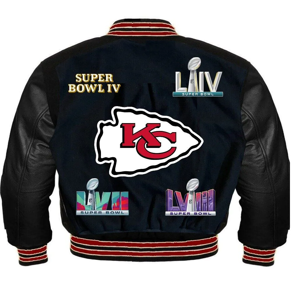 Kansas City Chiefs Super Bowl Championship 2024 Varsity jacket