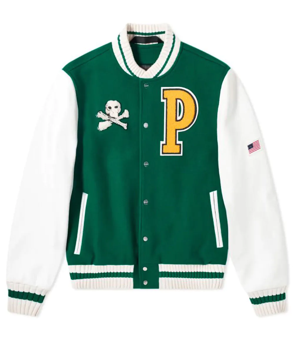 Men’s Palm Angels Teddy Bear Varsity Jacket