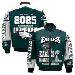 Philadelphia Eagles Super Bowl LIX Champions Bomber Jacket
